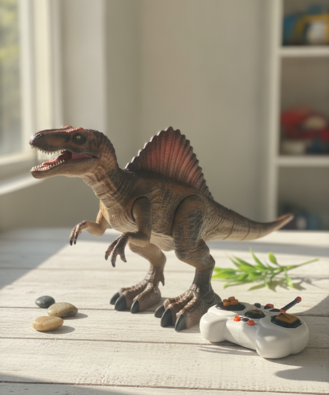 Spinosaurus Infrared Remote Control Walking Spray Dinosaur