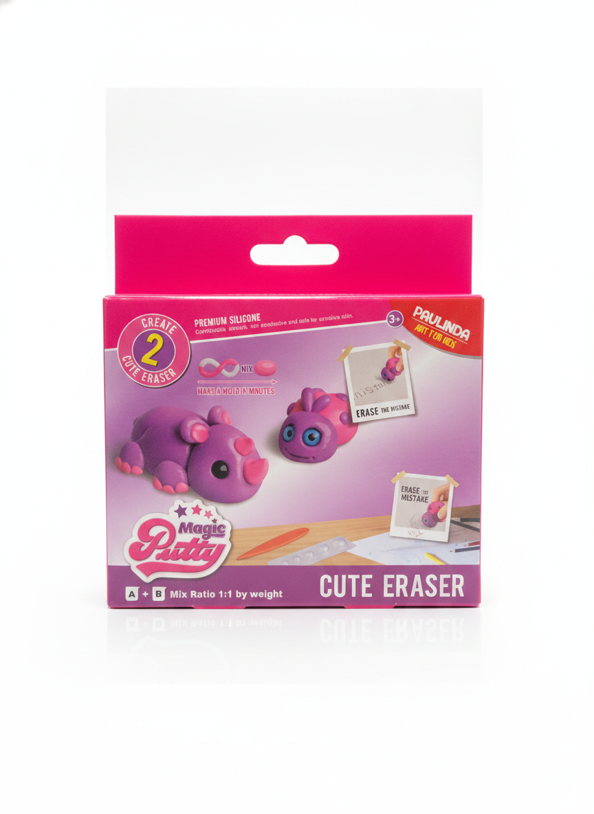 Paulinda Magic Putty Cute Eraser Kit