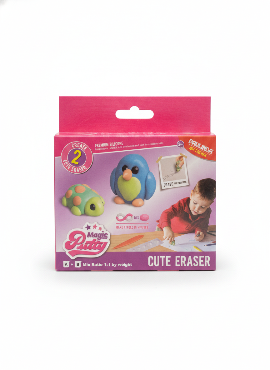 Paulinda Magic Putty Cute Eraser Craft Kit
