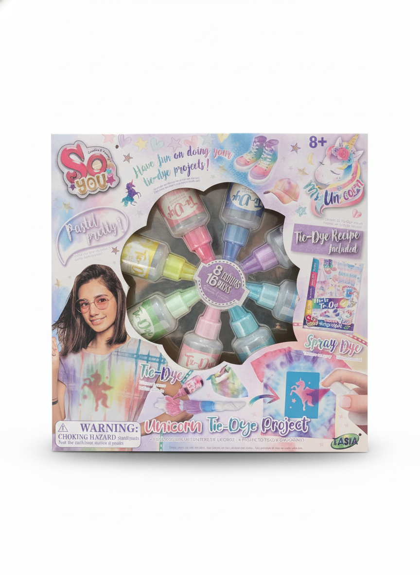So You Pastel Pretty! Unicorn Tie-Dye Project