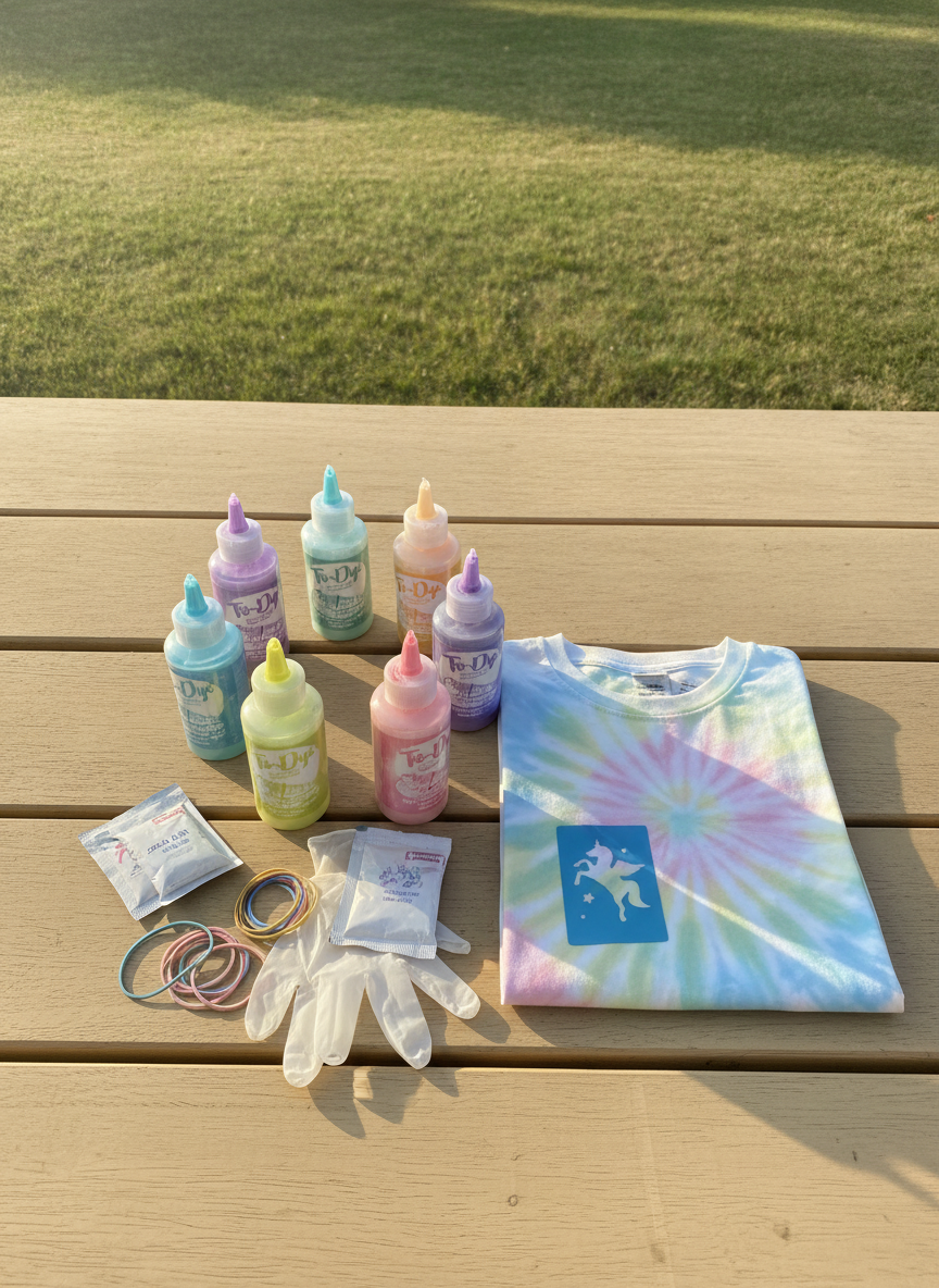 So You Pastel Pretty! Unicorn Tie-Dye Project