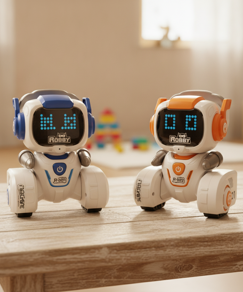 Robby Robotics R-001 Twin Robots