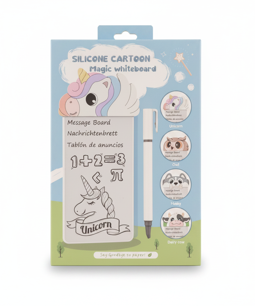 SILICONE CARTOON Magic whiteboard