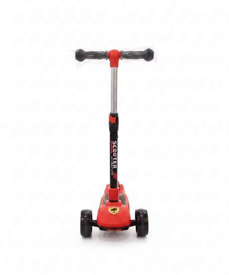Sporty Red 3-Wheel Scooter