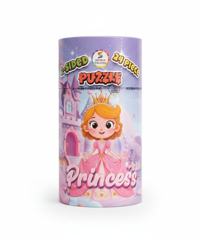Spectrum Publishing 2-Sided 24 Piece Princess Puzzle
