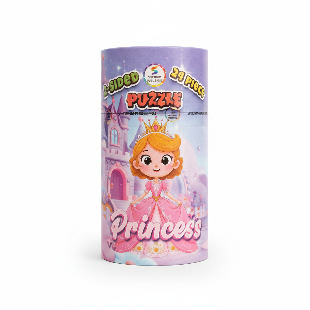Spectrum Publishing 2-Sided 24 Piece Princess Puzzle