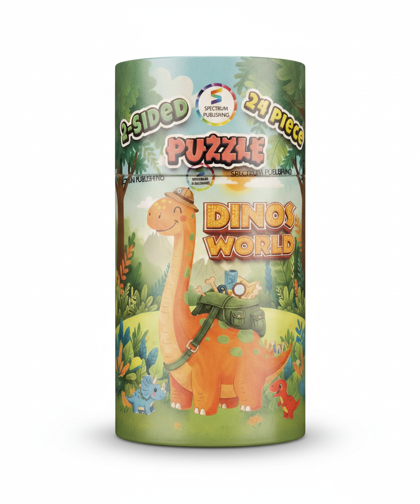 2-Sided Puzzle: Dinos World