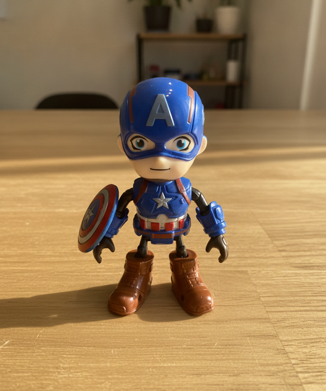 Defenders Fight For Justice Die-Cast Captain America Model