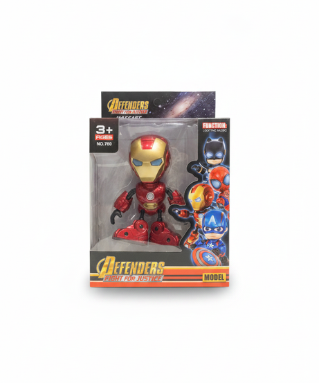 Defenders Fight For Justice Iron Man Action Figure Model No. 760