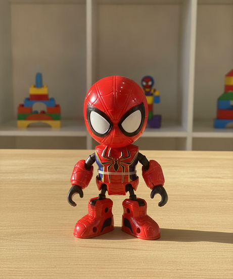 Defenders Fight for Justice Die-Cast Spider-Man Model Figure