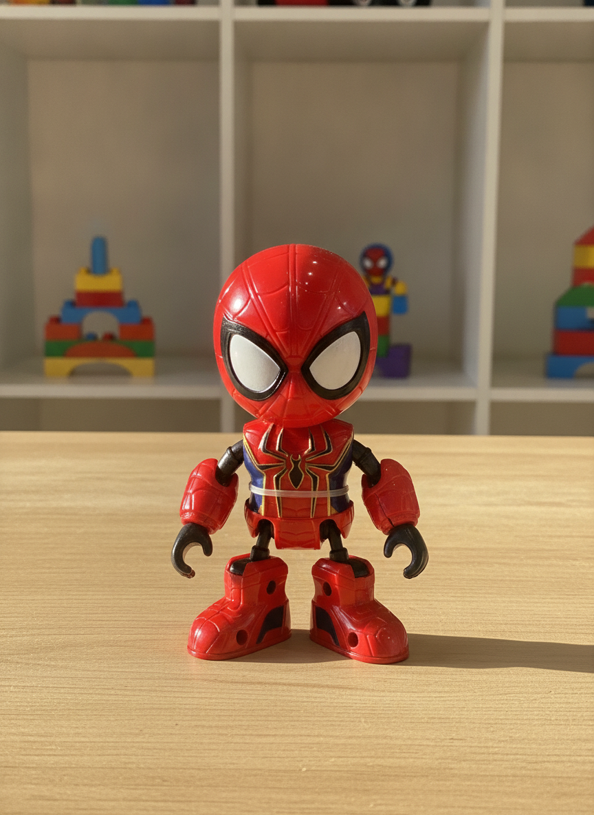 Defenders Fight for Justice Die-Cast Spider-Man Model Figure