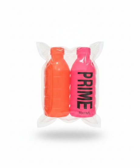 Prime Hydration Bottle squishy Toy Set (Pink & Orange)