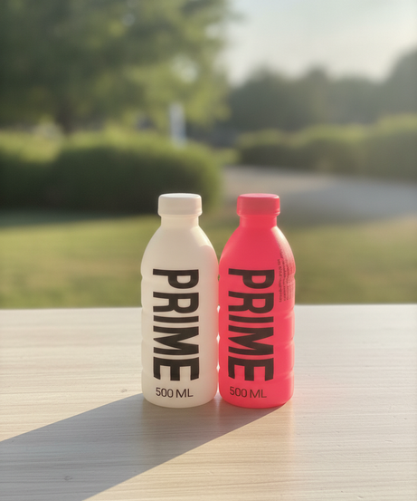 Prime Bottle Squishy Toys (2-Pack) ( White & Pink )