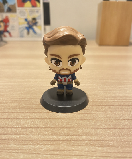 Marvel Captain America Bearded Chibi Figure