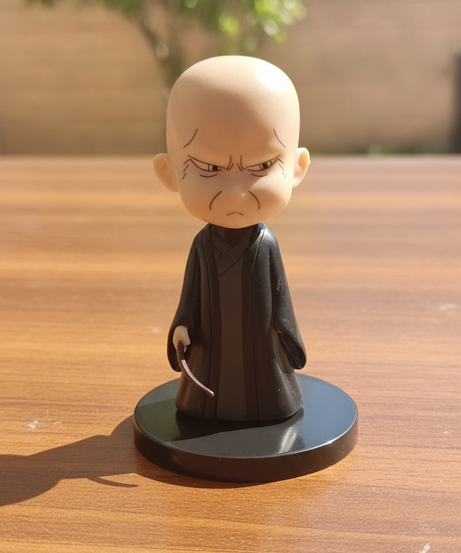 Chibi Grumpy Elder Monk Figurine