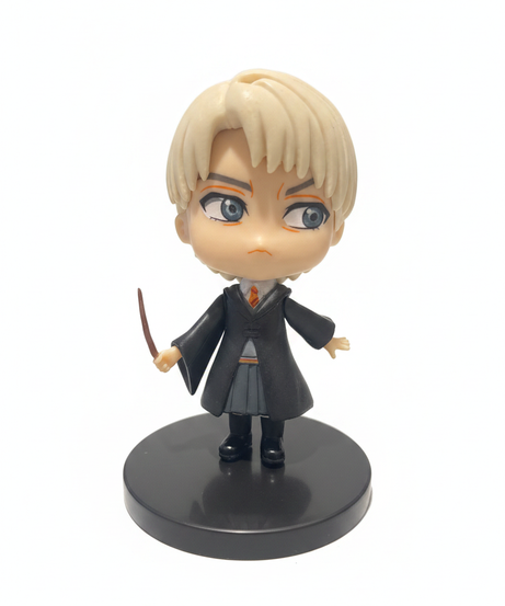 Harry Potter Chibi Style Draco Malfoy Figure with Wand