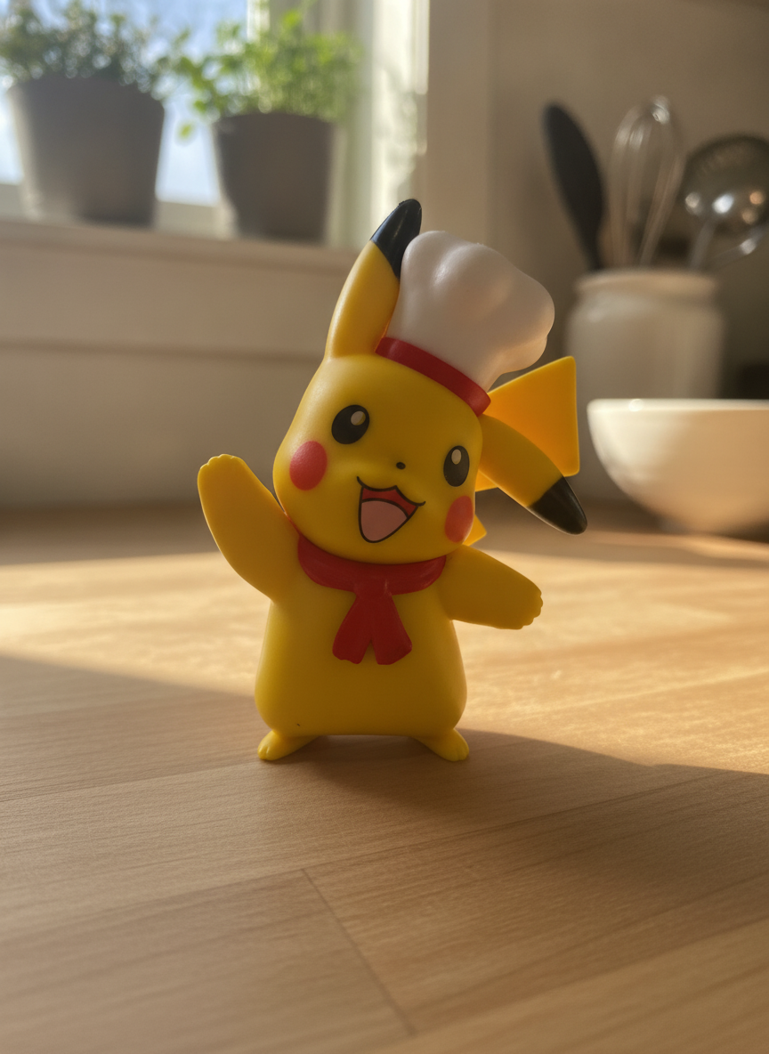 Chef Pikachu Collectible Figure