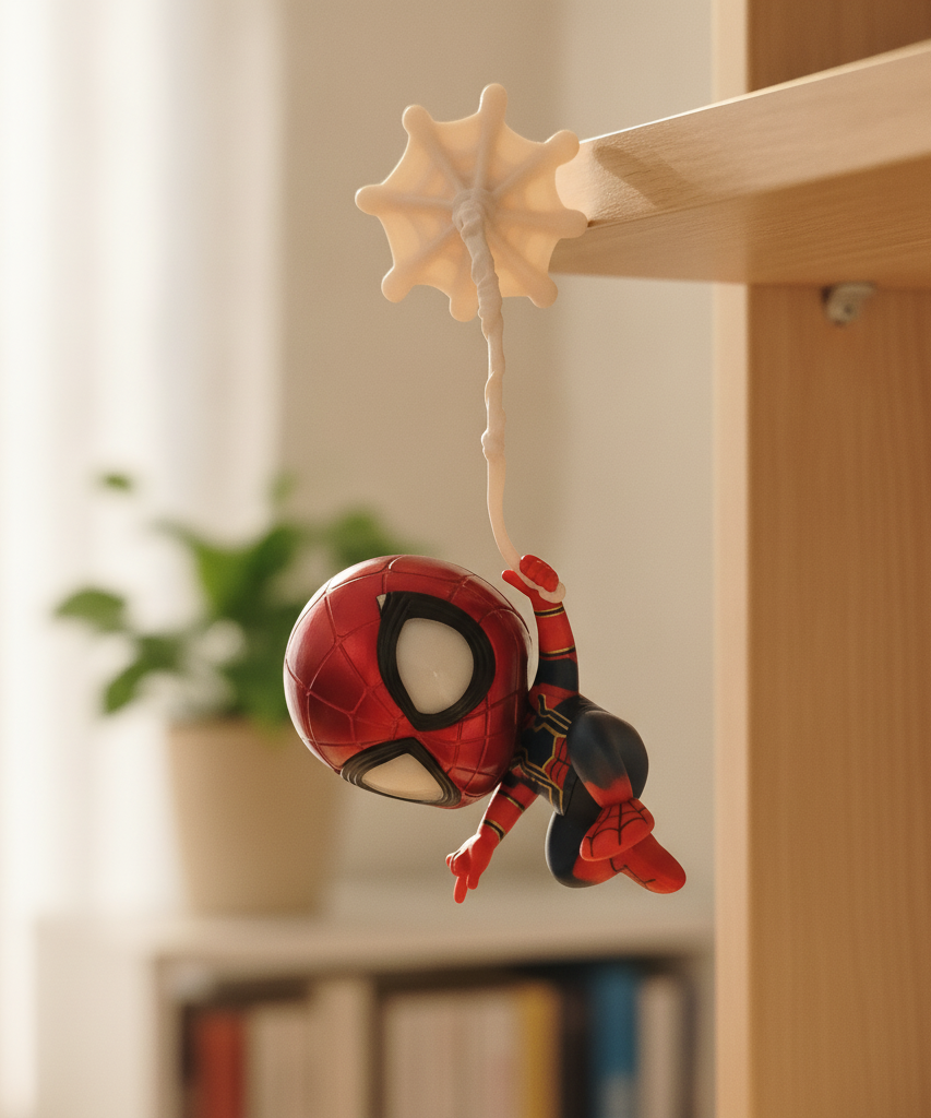 Marvel Spider-Man Metallic Chibi Hanging Figure