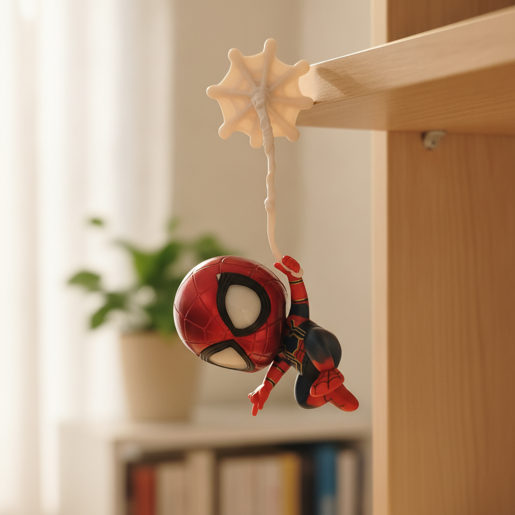 Marvel Spider-Man Metallic Chibi Hanging Figure