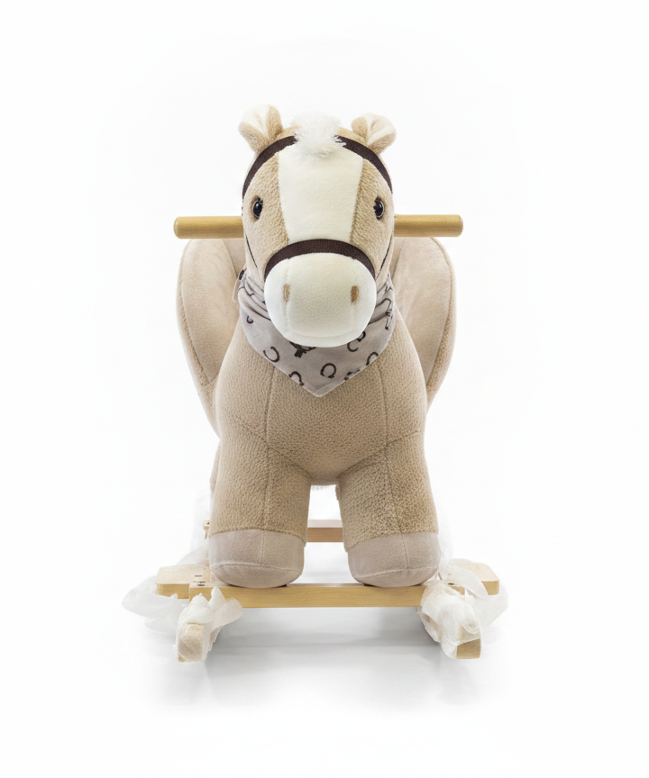 Plush Rocking Horse with Safety Seat
