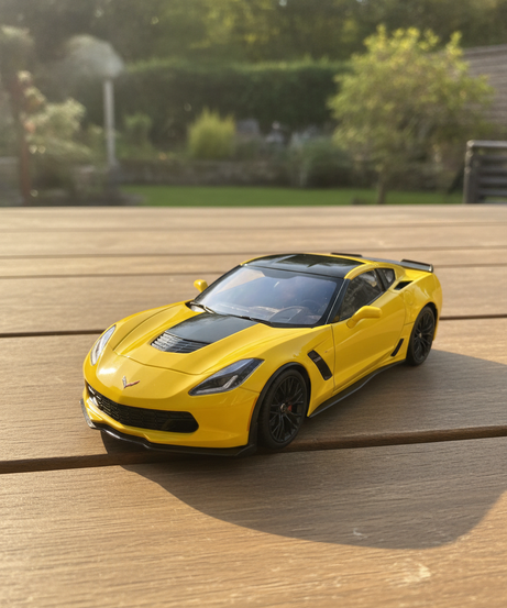Welly NEX Models 1:24 2017 Chevrolet Corvette Z06 Die-Cast Model