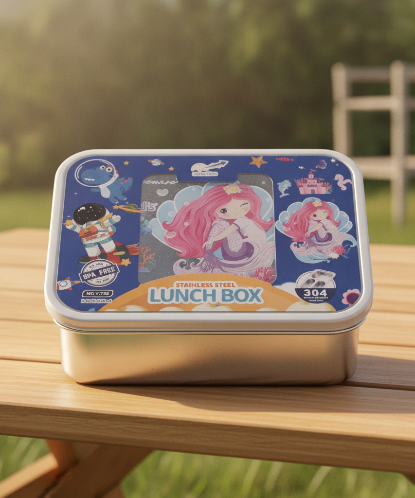 Selection Stainless Steel Mermaid Lunch Box