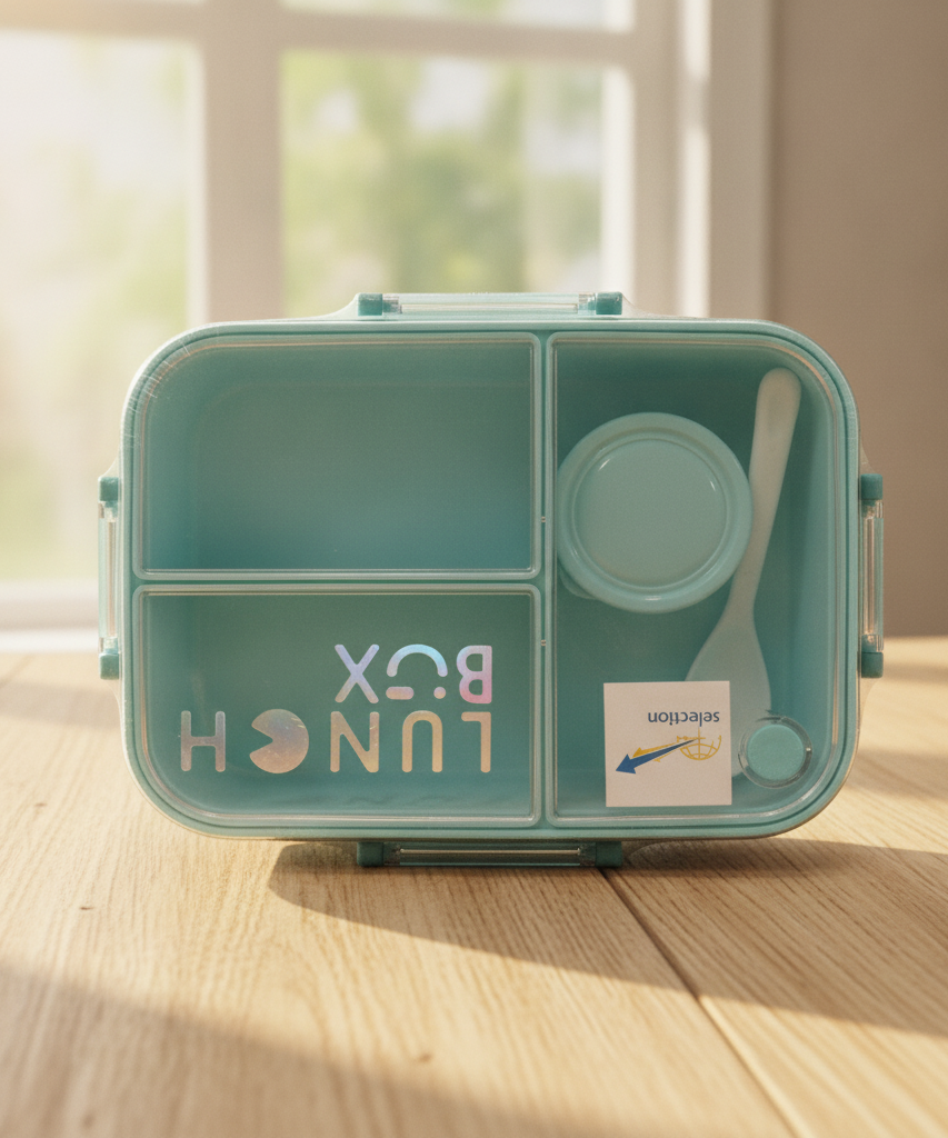Aqua Multi-Compartment Lunch Box