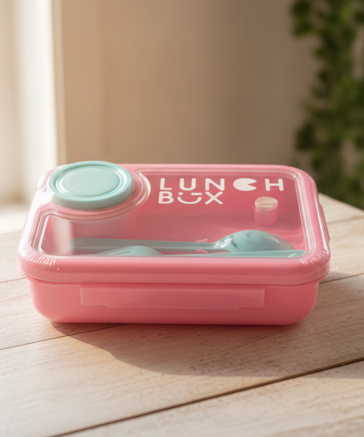 LUNCH BOX with Utensils