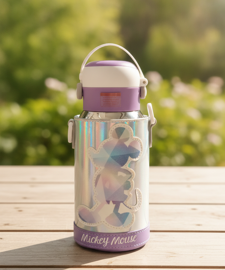 Mickey Mouse Holographic Water Bottle