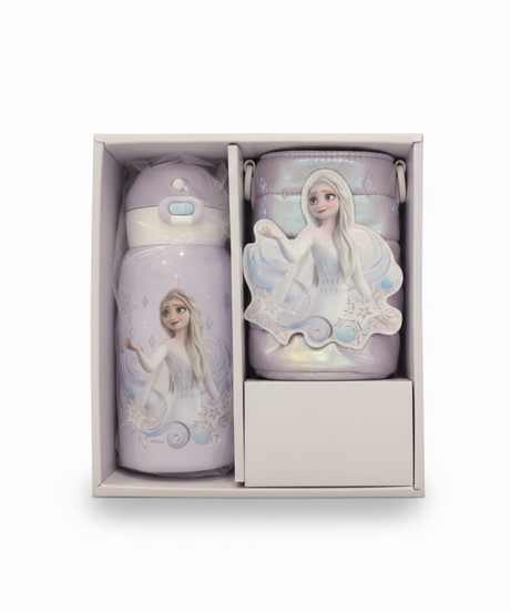 Disney Frozen Elsa Water Bottle & Carrier Gift Set