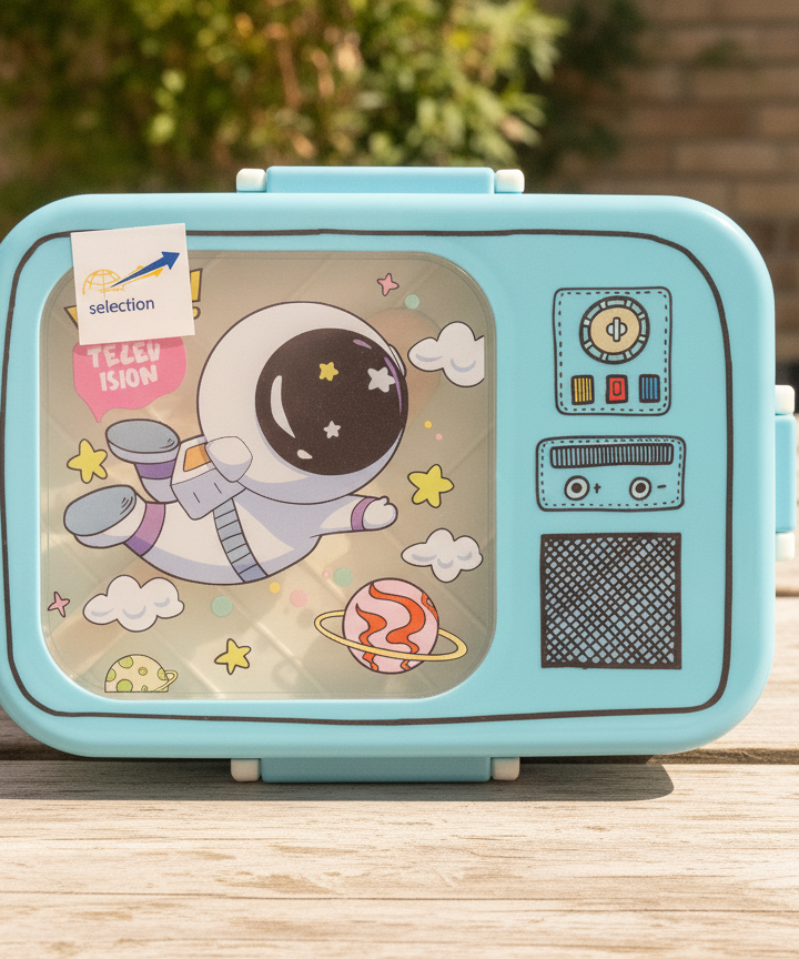Retro TV Astronaut Lunchbox