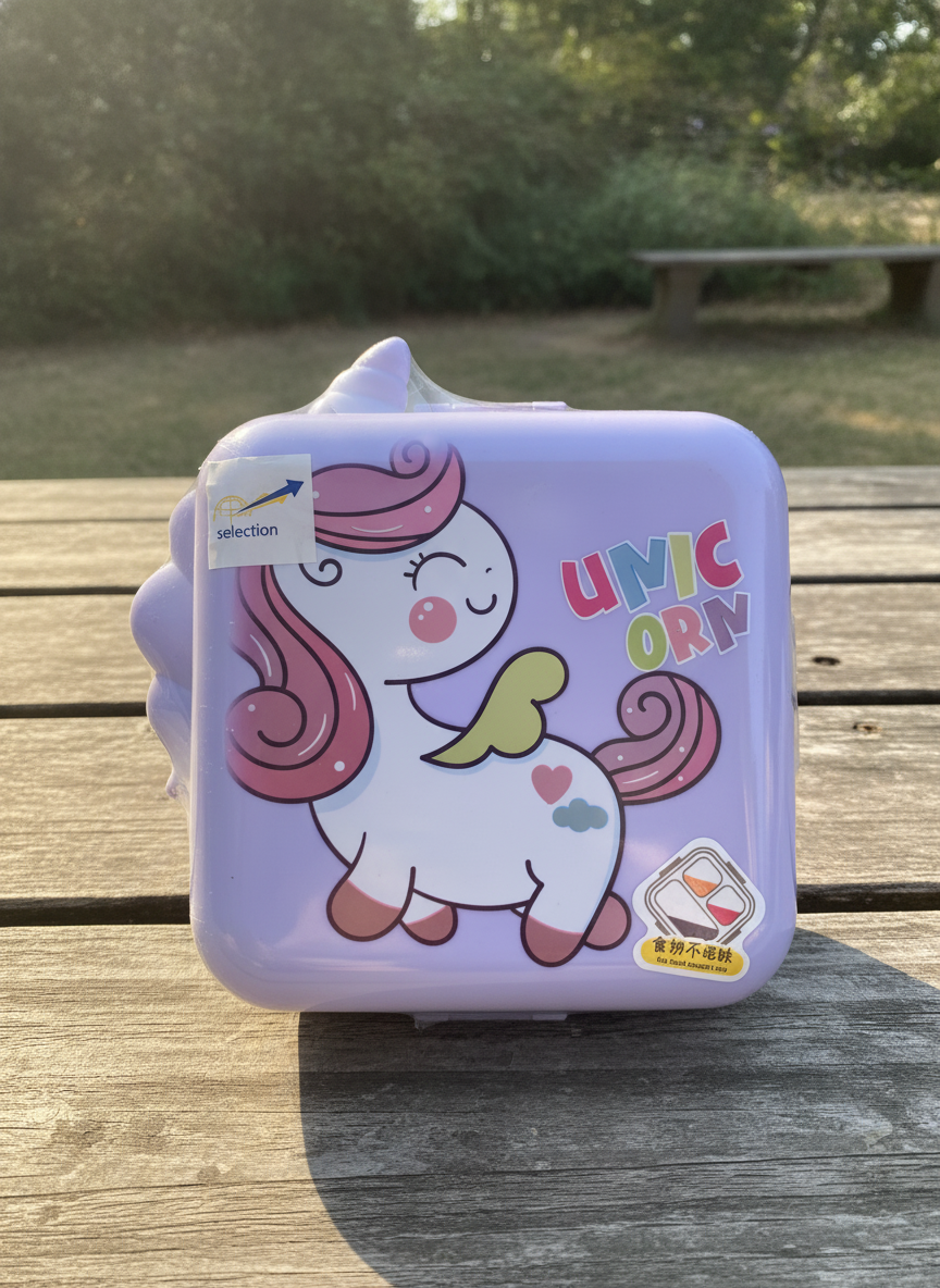 Unicorn Themed Kids Lunch Box
