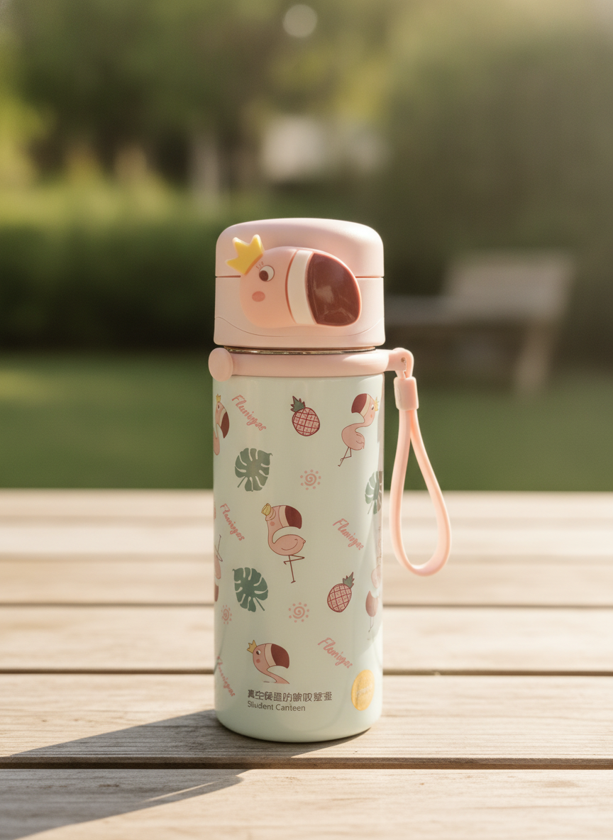 Flamingo 316L Vacuum Insulated Student Canteen Water Bottle