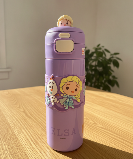 Elsa & Olaf Disney Frozen Character Thermos Bottle