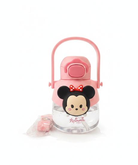 Disney Minnie Mouse Kids' Water Bottle with Straw