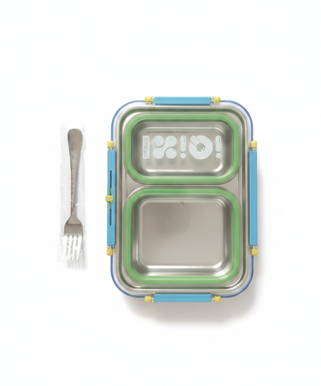 AKISON Stainless Steel Bento Lunch Box with Fork