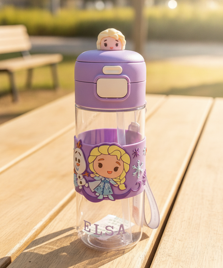 Disney Frozen Elsa Character Water Bottle