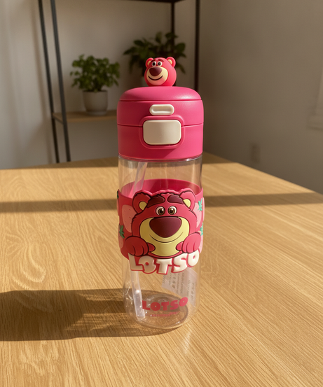 Disney/Pixar Lotso Character Straw Water Bottle