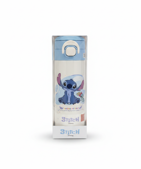 Disney Stitch Water Bottle with Carrier