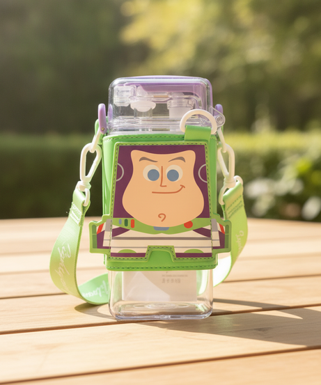 Buzz Lightyear Character Drink Bottle with Carrying Strap