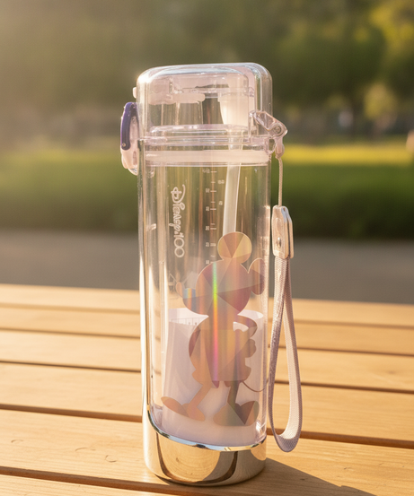 Disney Holographic Mickey Mouse Water Bottle