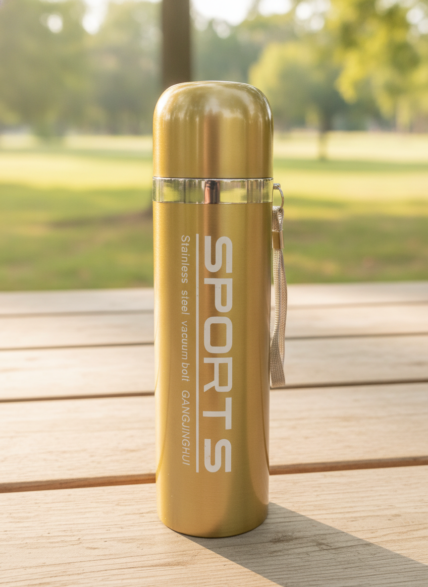 SPORTS Stainless Steel Vacuum Bottle GANGJINGHUI