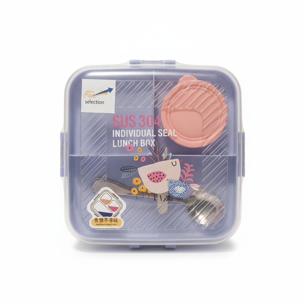 selection SUS 304 Individual Seal Lunch Box