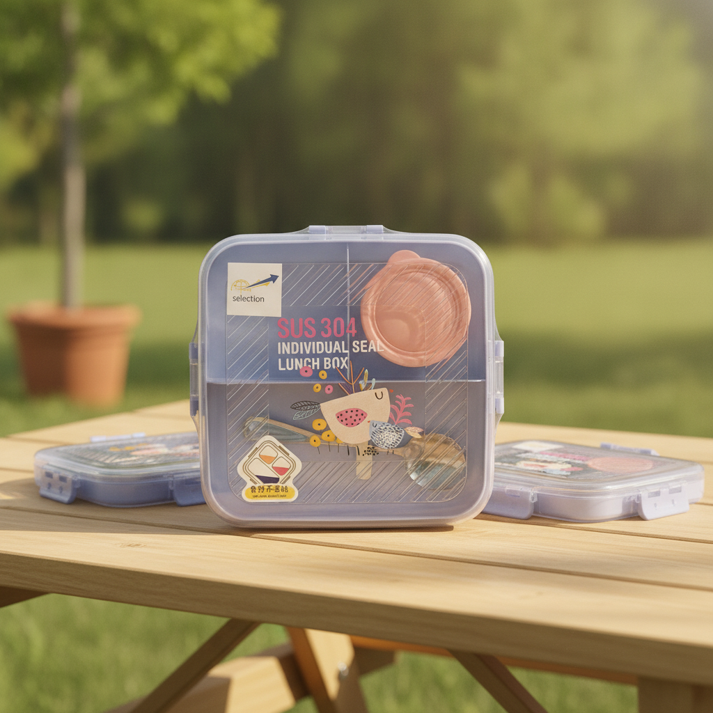 selection SUS 304 Individual Seal Lunch Box