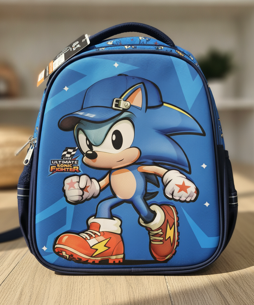 B.Z. Sonic Ultimate Fighter Kids Backpack (Size 16)