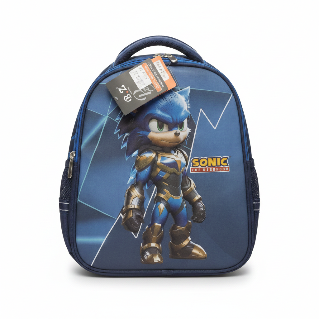 Sonic The Hedgehog Armored Backpack (Size 16)