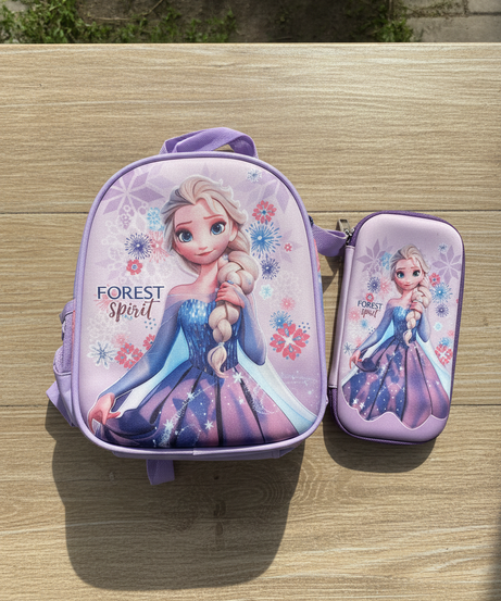 Frozen Elsa 'Forest Spirit' Backpack and Pencil Case Set