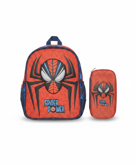 Spider Power Kids Backpack & Pencil Case Set