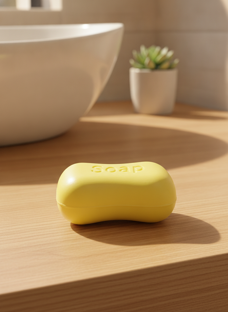 Yellow Squishy Soap Toy