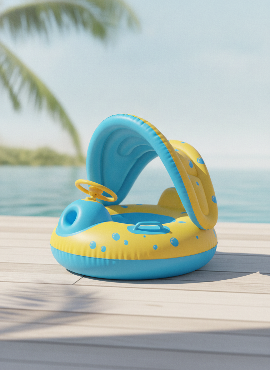 Trumpet Boat Inflatable Pool Float